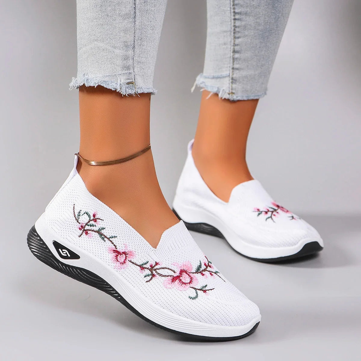 Women's summer breathable mesh flat shoes，women's shoes，casual sneakers shoes, clearance free shipping