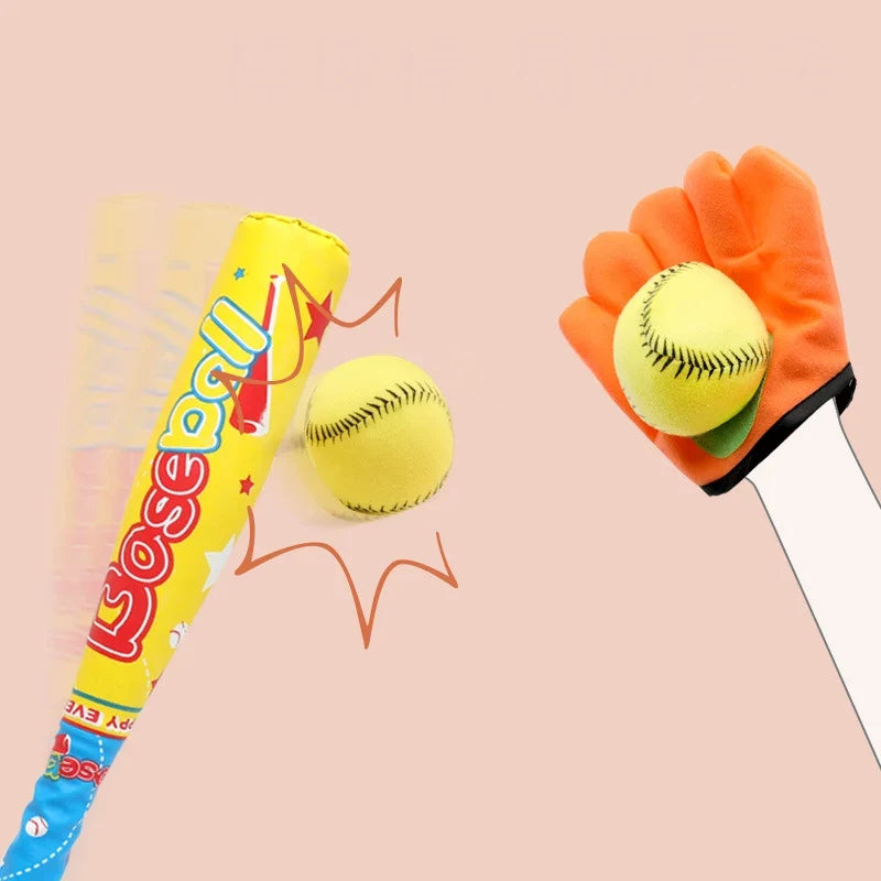4 Piece Kids Baseball Kit Perfect for Backyard Fun