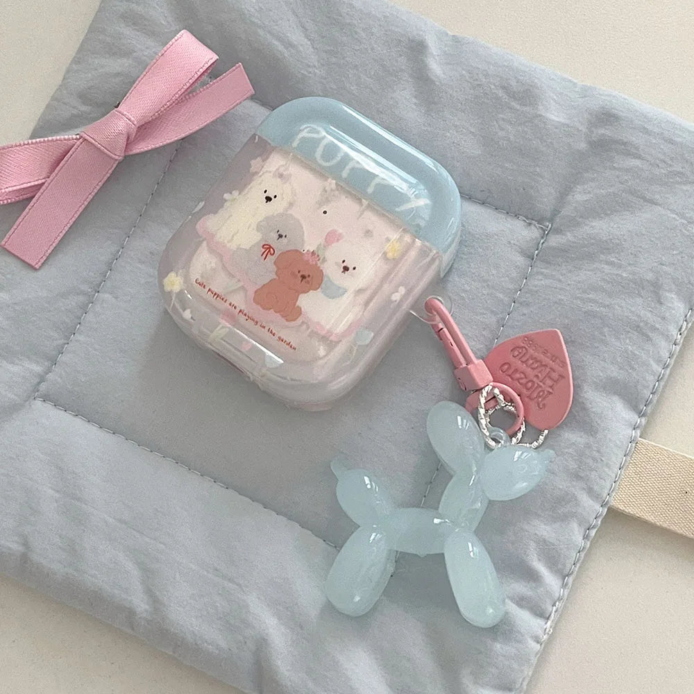 Funda de AirPods Perritos Pastel