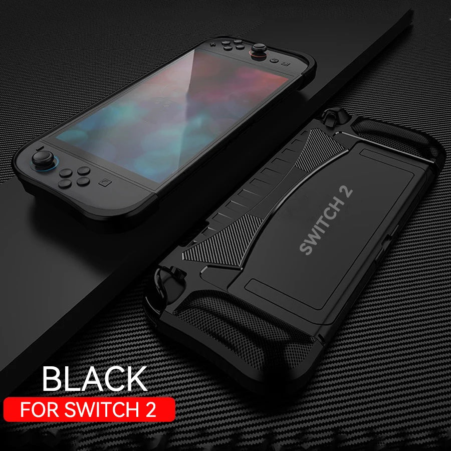 Upgraded protective case for 2025 Switch 2 ergonomic and comfortable TPU grip shell for NS Switch 2 protective case accessories