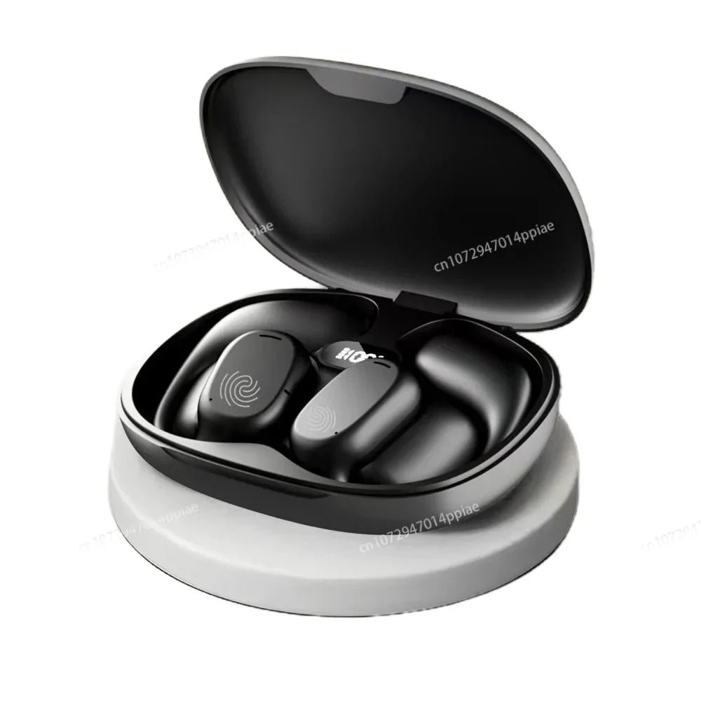 Portable Bone Conduction Earphones Bluetooth 5.3 HiFi 9D Stereo Noise Reduction Waterproof Earbud Outdoor Wireless Headset