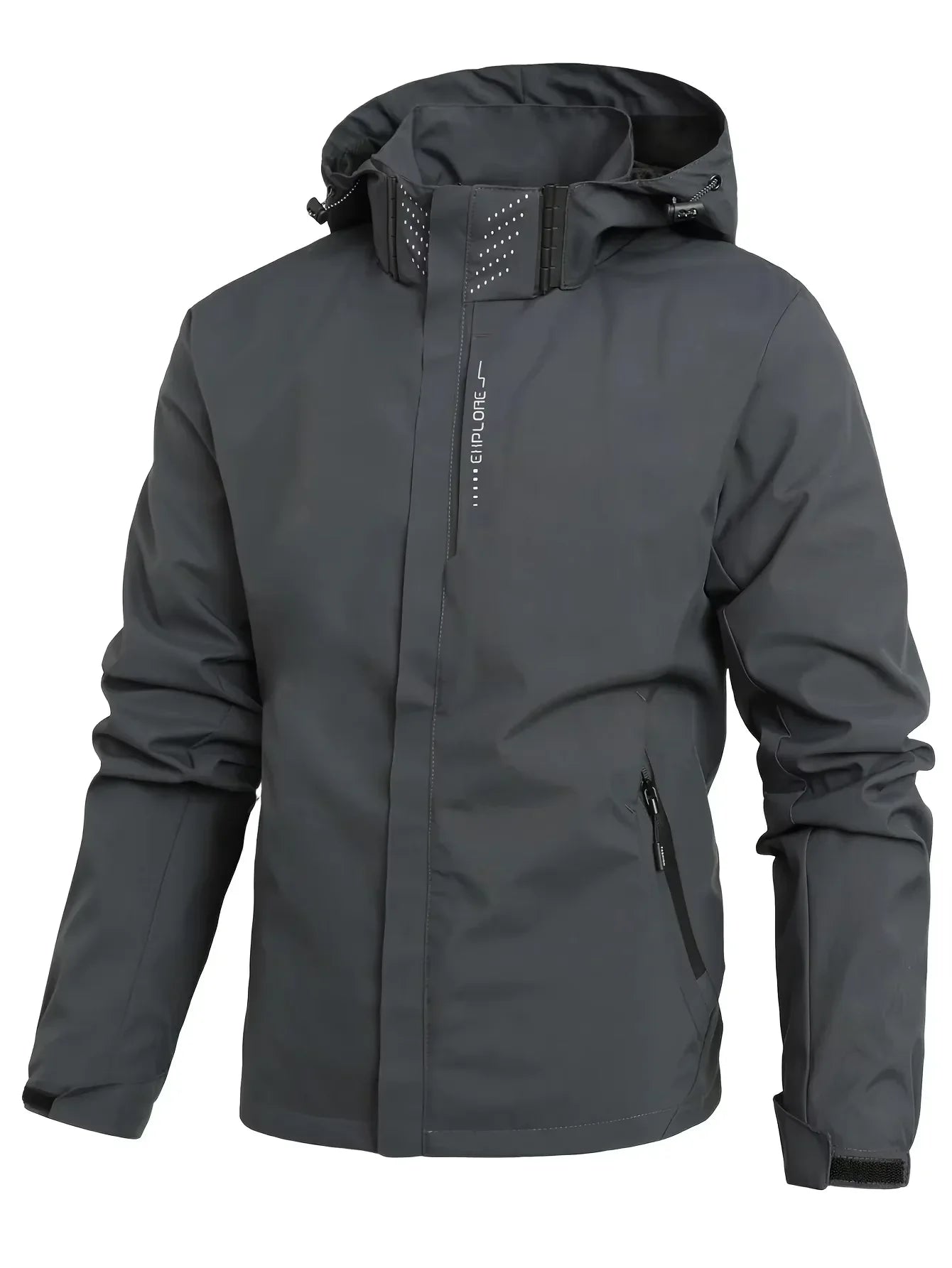 Chubasquero impermeable para exteriores para hombre, abrigo ligero para ciclismo con capucha, ropa de calle, chaqueta a prueba d