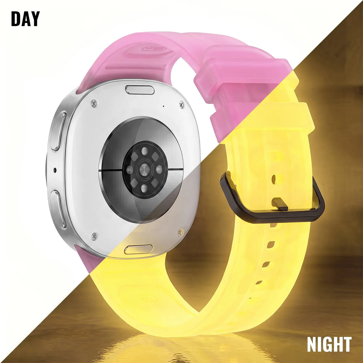 Samsung Galaxy Watch8, 8 Classic & 9 Glow-in-the-Dark Silicone Band