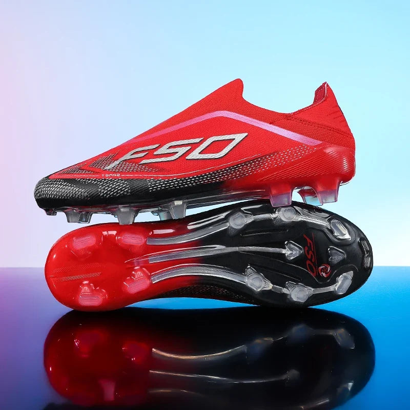 New Men Football Boots Non-Slip Boys Sneakers Soccer Shoes Grass Cleats High-quality Match Outdoor Hot-selling High-top Light