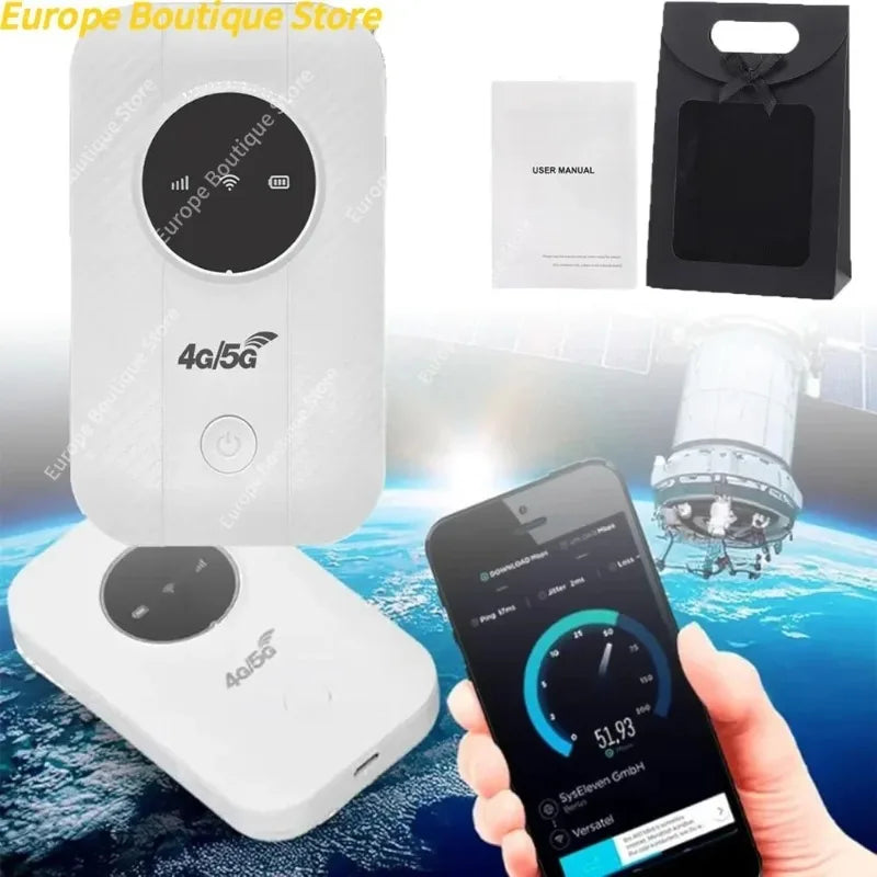 2026 NEW 300Mbps 4G 5G Portable Router USB Powered Pocket WiFi Mobile Hotspot Asian European Version Pocket Internet