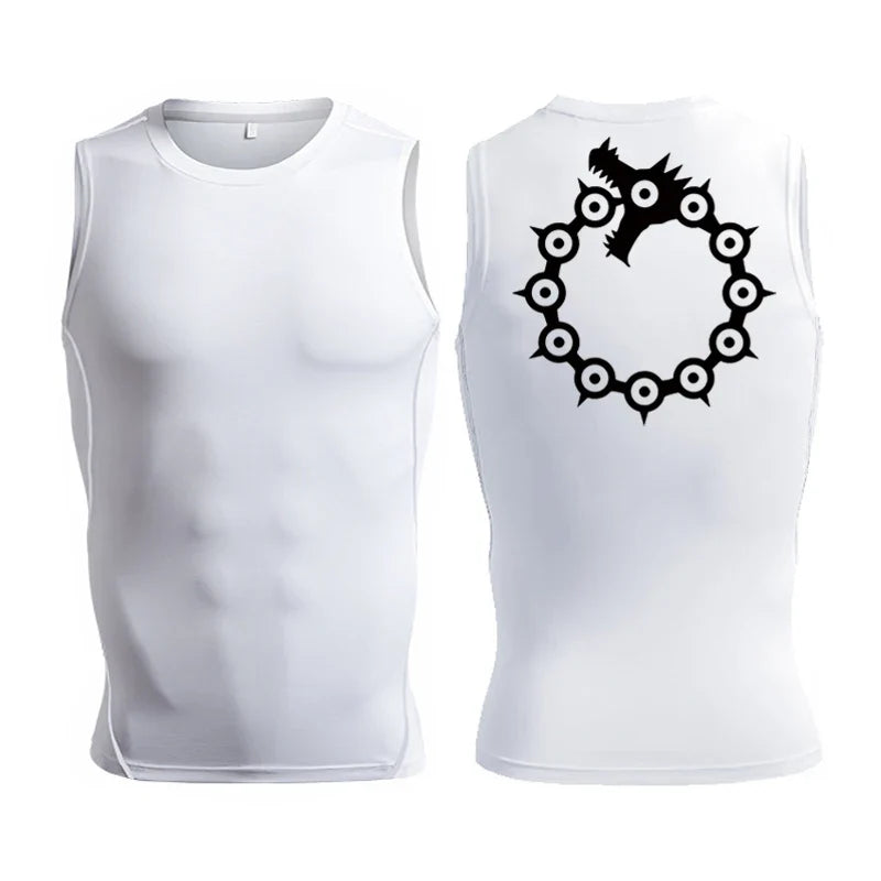 Men's Anime Inspired Compression Tank
