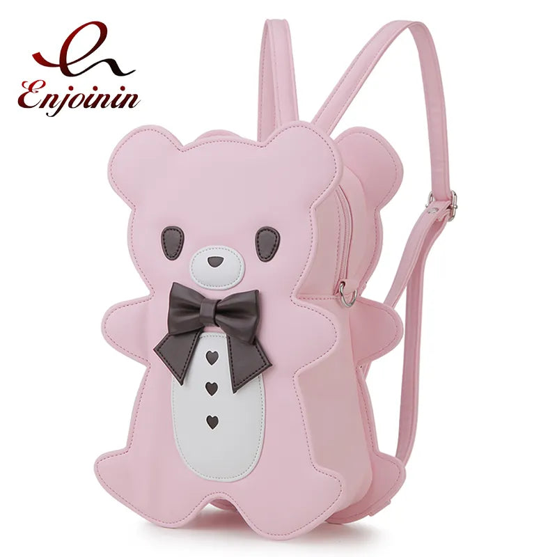 Mochila de oso con pajarita