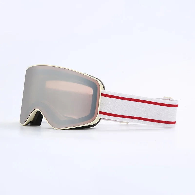 Gafas de esquí y snowboard para mujer y hombre, máscara de esquí con protección UV 400, antiniebla doble cilíndrica para nieve