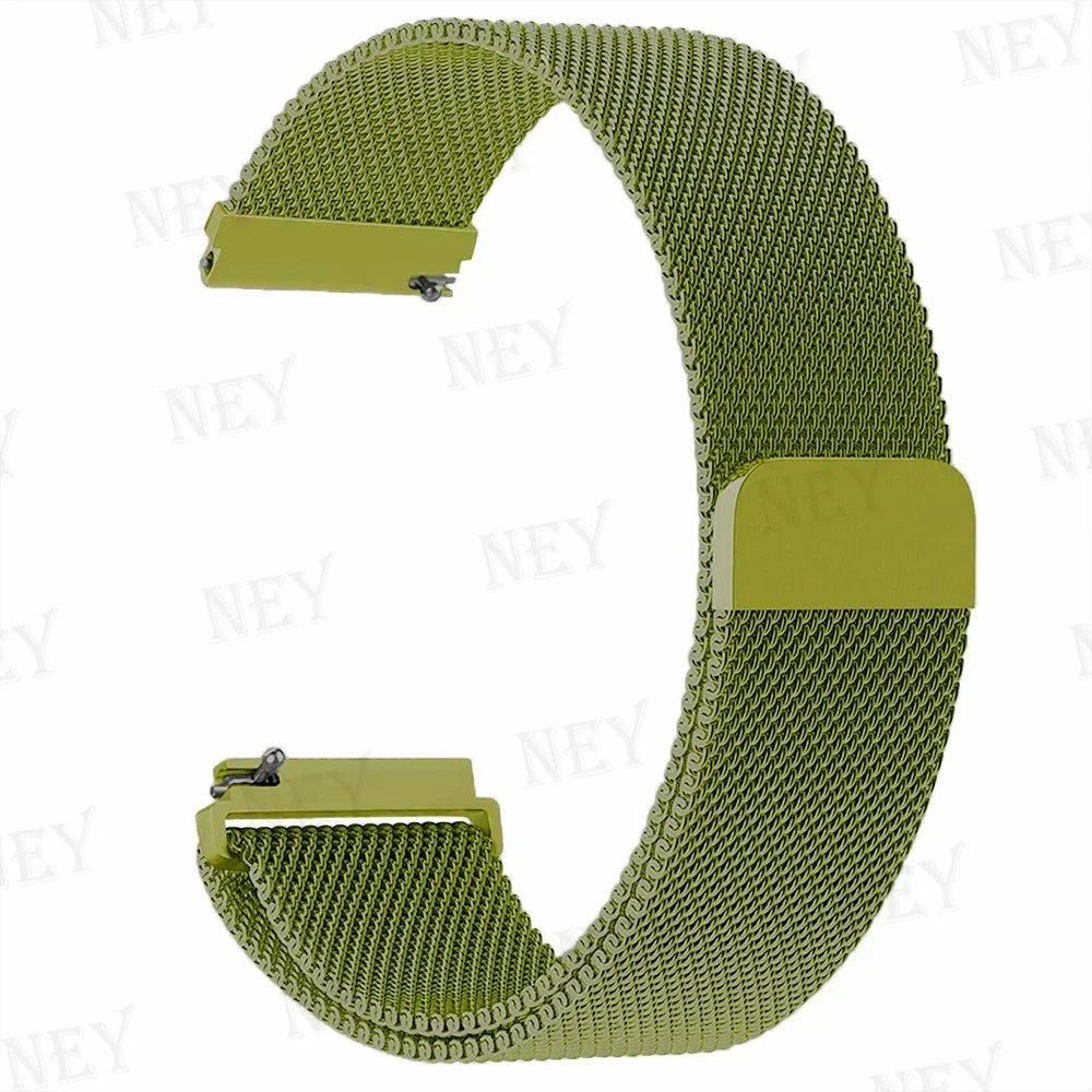OnePlus Watch Milanese Loop Band, Magnetic Metal Mesh, 28 Colors