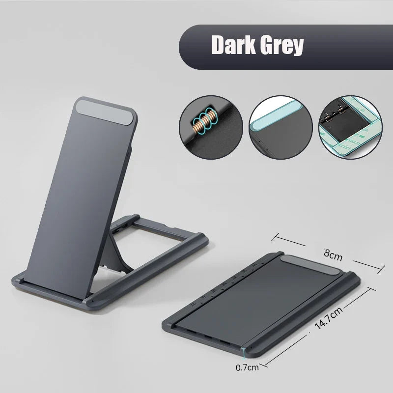 Portable Tablet Stand Foldable Storage Portable Sticky Creative Tablet Bracket for Ipad Desktop E-Reader Bracket Tablet Holder