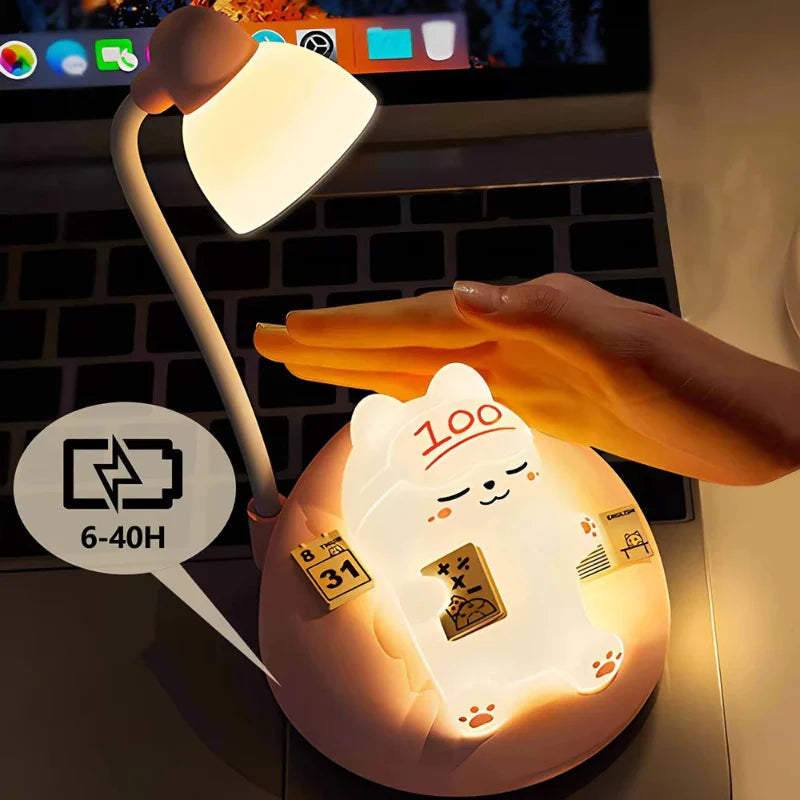 Bonitas y acogedoras luces nocturnas de gato
