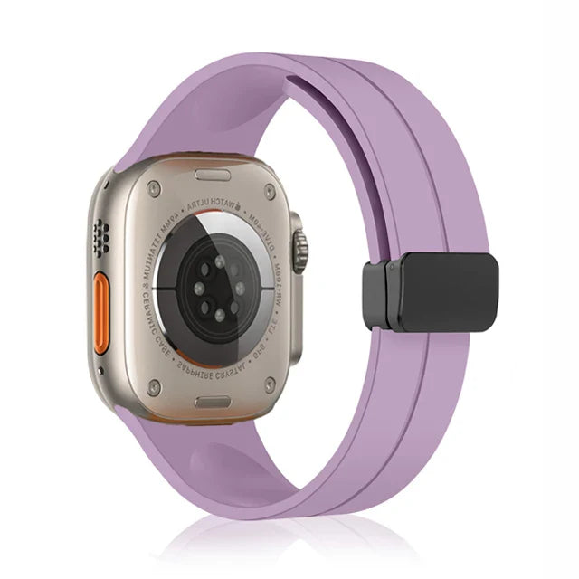 Magnetic Strap For Apple watch ultra 2 band 49mm Silicone Bracelet iWatch Series 9 7 8 6 5 4 3 se 44mm 45mm 40mm 41mm 42mm 38mm