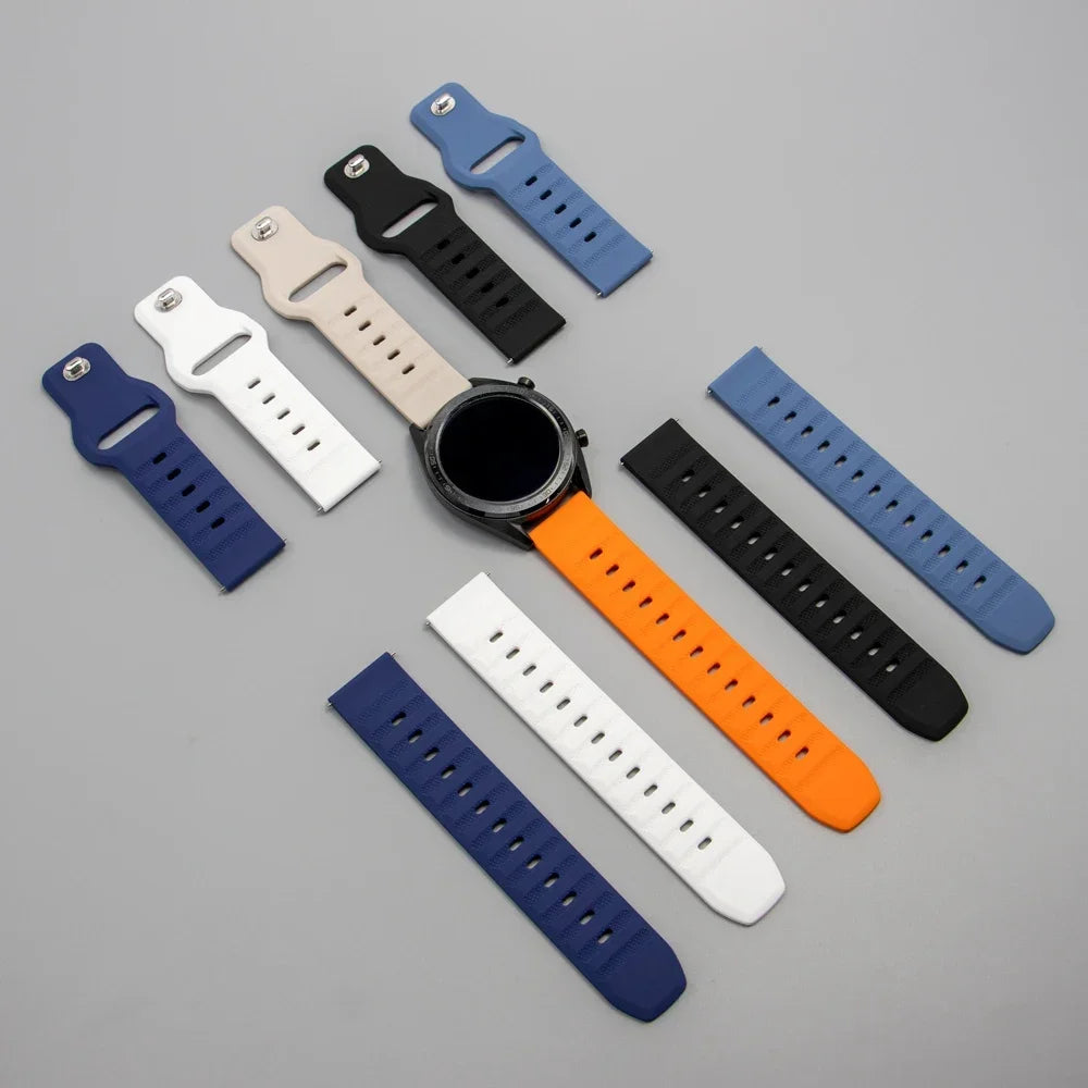 OnePlus Watch Silicone Sport Band with Stud Closure, 18 Colors
