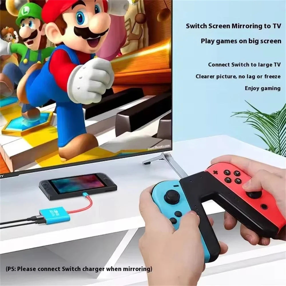 Switch 2 Dock for Switch 2 TV Docking Station with 4K HDMI 2.0 USB 3.0 Port & PD Charging USB-C to HDMI Adapter