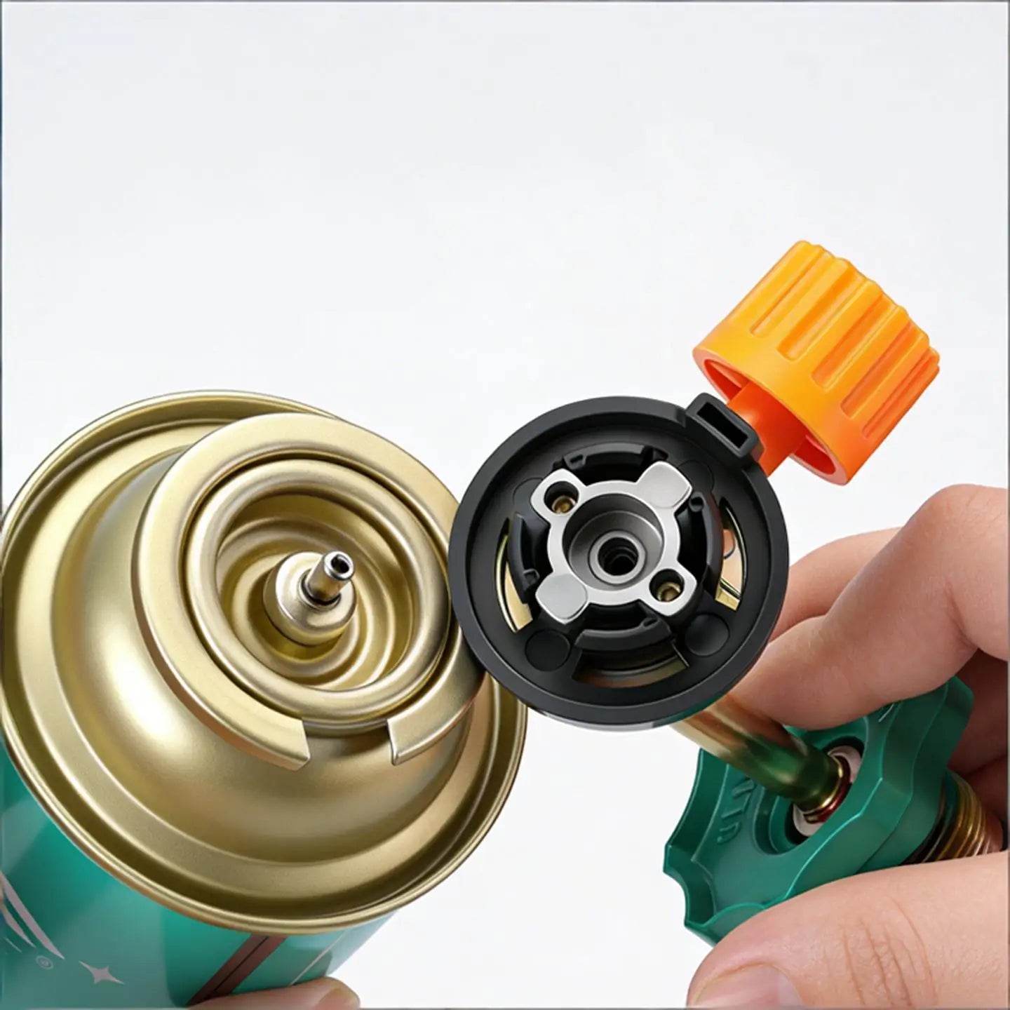 Camping Cookware, Camp Cylinder Refills Pressure Adapter Bottle Connector Fitting Adapter for Admission Outdoor Hiking
