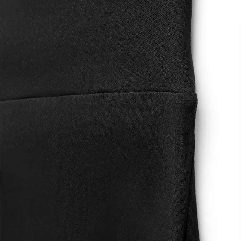 Monos deportivos para mujer, sin espalda, a la moda, cuello redondo, color negro