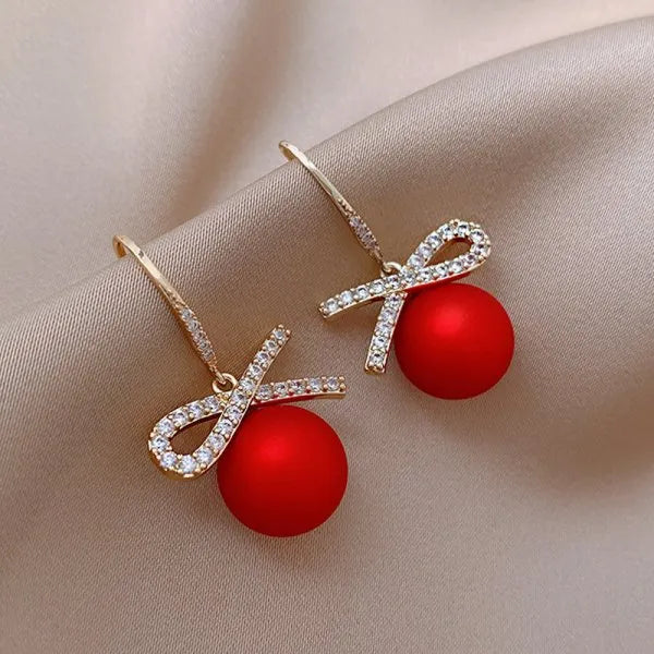 Pendientes de adorno navideño
