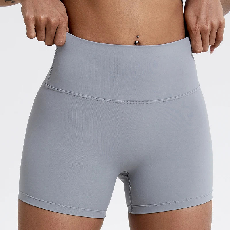 Pantalones cortos de gimnasio tipo leggings con efecto push-up para glúteos de mujer