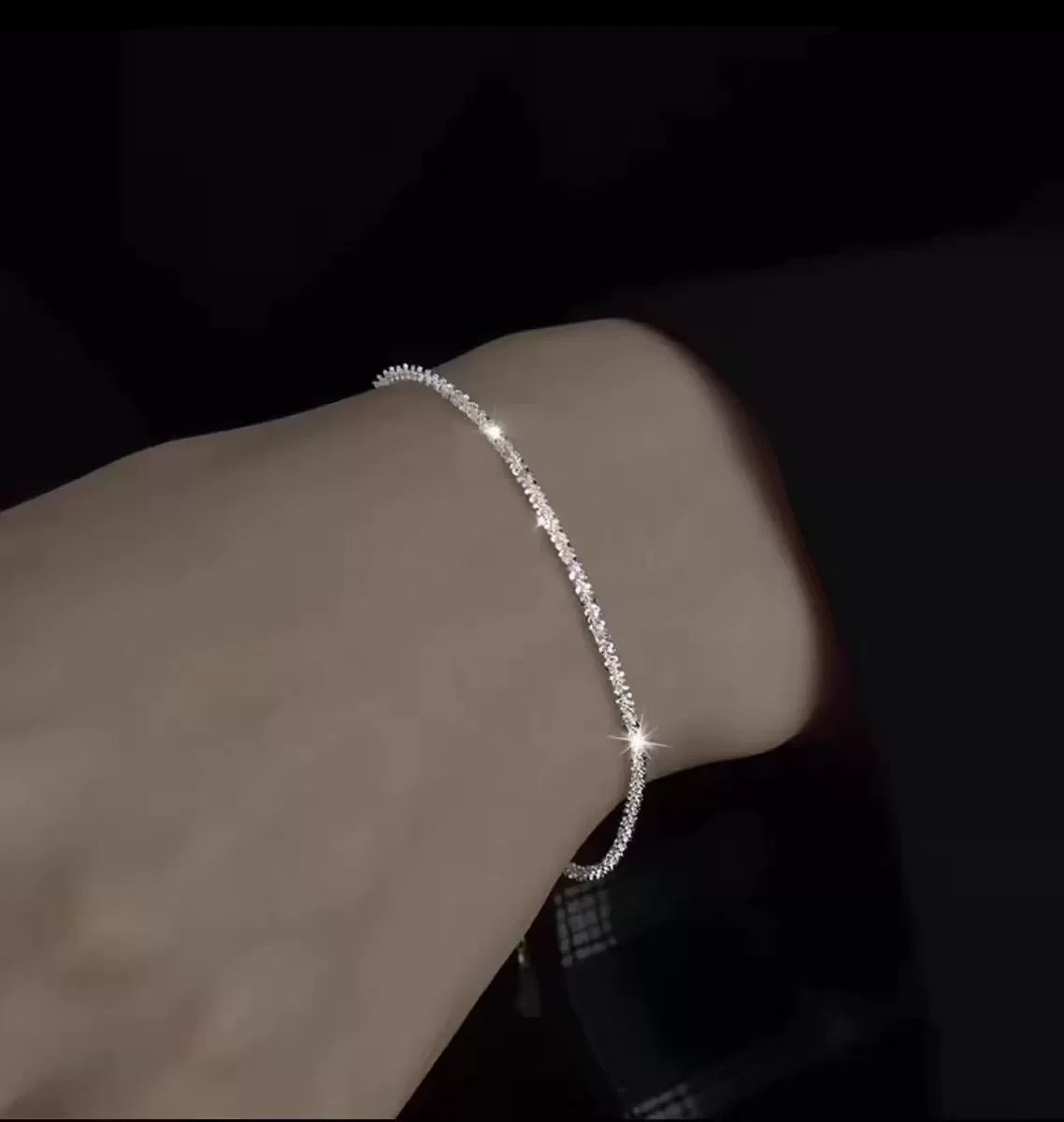 5pcs/set Rhinestone Butterfly Bracelet Set for Women Korean Fashion