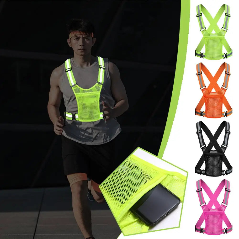 Chaleco reflectante NightSafe para deportes al aire libre