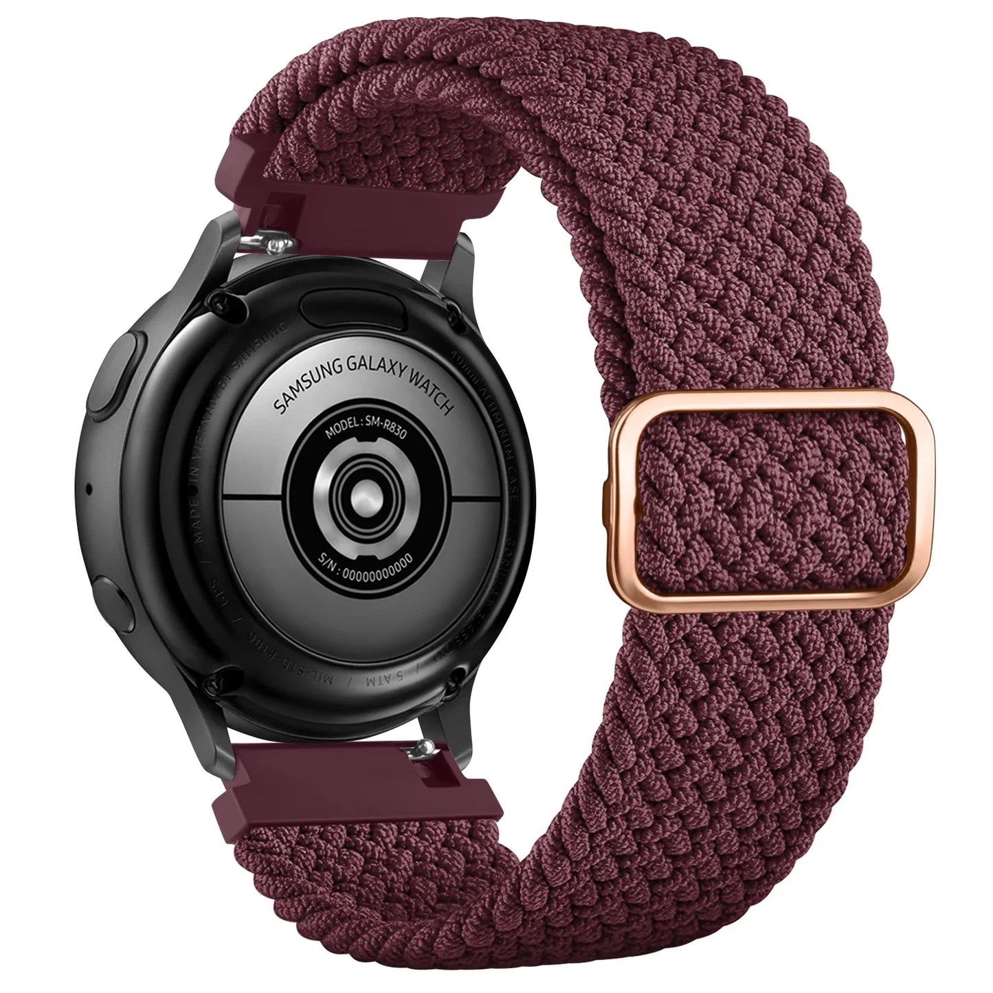 Elastic Braided Strap For Samsung Galaxy Watch 4 5 Pro 45mm Band For Galaxy Watch 4 classic /Active 2/Galaxy Watch 42mm Bracelet