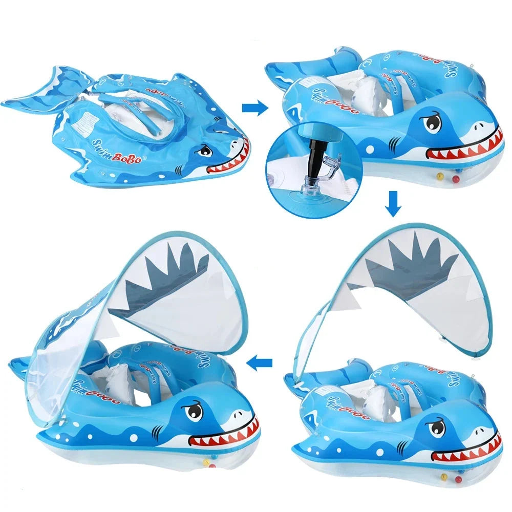 Safe and Fun Inflatable Baby Swim Ring for Summer