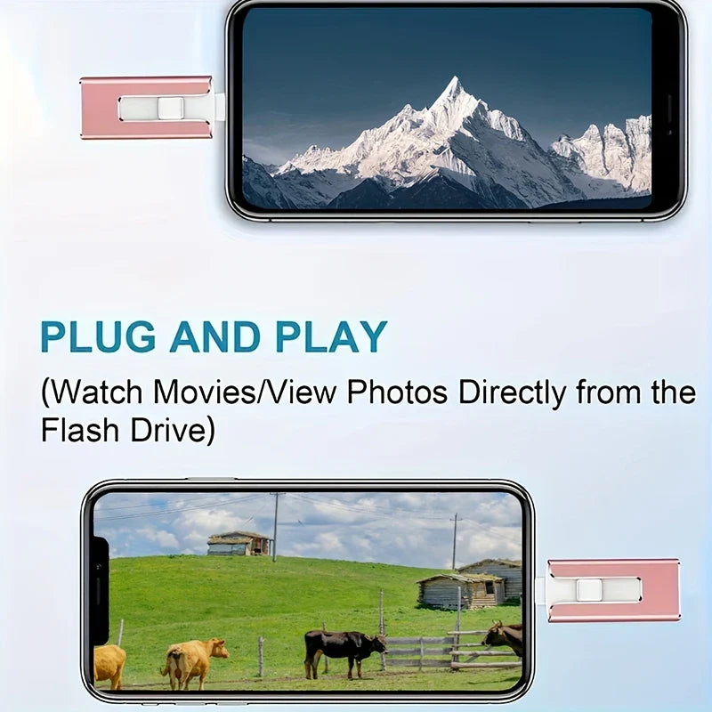 4 In1 OTG Micro USB 3.0  Flash Drive  Dual purpose Android TYPE-C Pen Drive Mobile Micro USB Memory Stick Drive Free For iPhone