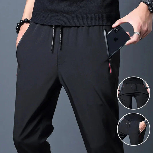 Pantalones Jogger Cargo Elásticos de Hombre Ajustados – Cintura Elástica