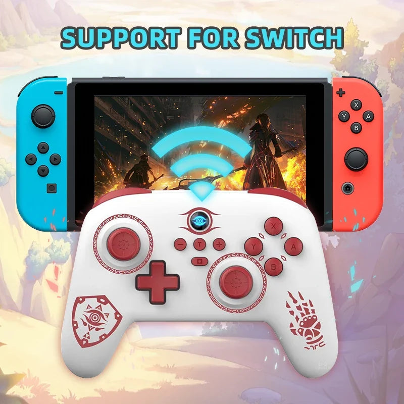 Switch Pro Gamepad Wireless Gaming Controller for Nintend Switch OLED/Lite Joystick For Steam Yuzu Controle PC