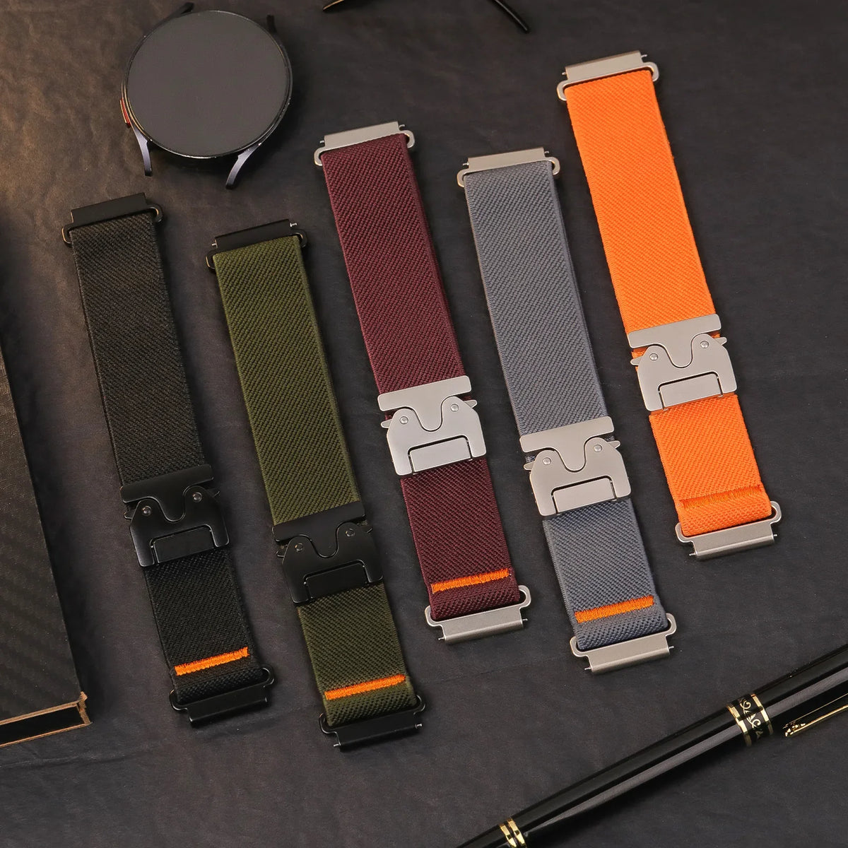 COROS PACE & APEX Parachute-Style Nylon Band with Metal Clasp