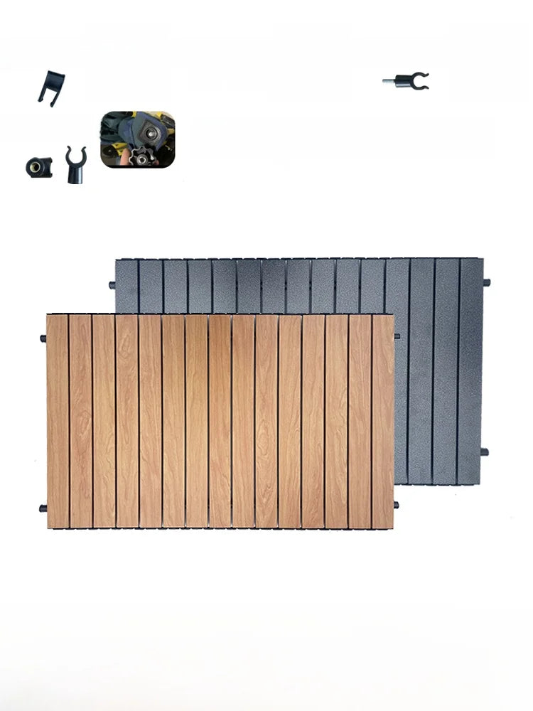 Outdoor Camping Table Board Portable Folding Picnic Tabletop Leisure Furniture Caravan Table Top Picnic Tabletop Roll up Table