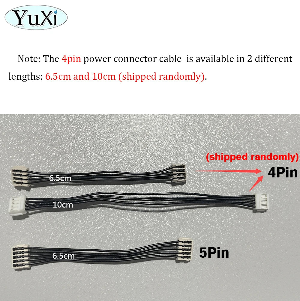 2Pcs Power Connector Cables For PS4 1000 1100 1200 5Pin 4Pin Host Power Line Cord For PlayStation 4 240AR 200ER Replacement Part