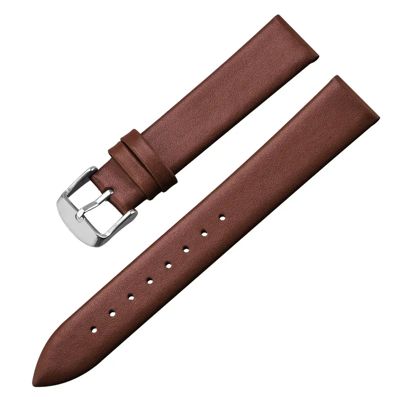 Amazfit Leather Band for Smartwatch Calf Leather with Silver Buckle