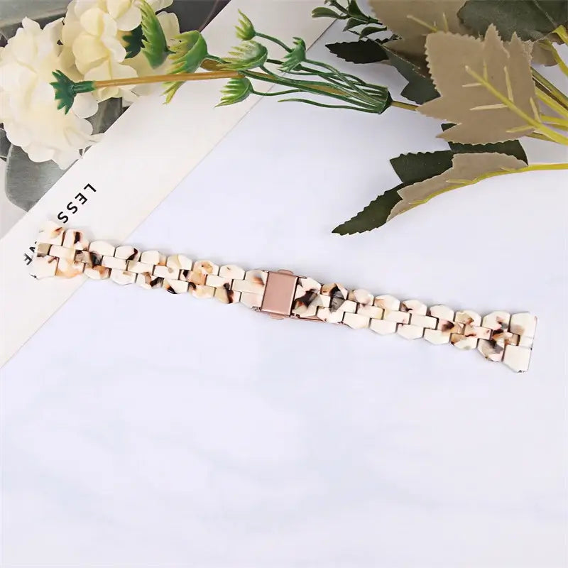 Google Pixel Watch 5, 4 & 3 41mm Resin Link Bracelet Band