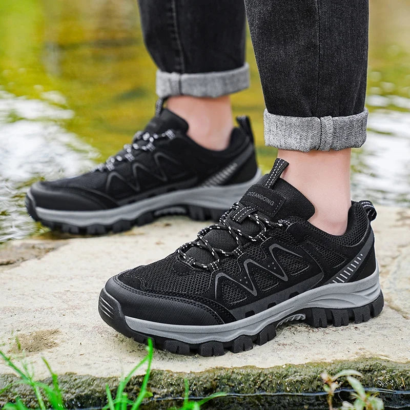 Men'S Hiking Shoes Sports Shoes Classic Design Outdoor Hiking Breathable Lightweight Sports Shoes Autumn New Items 39-48