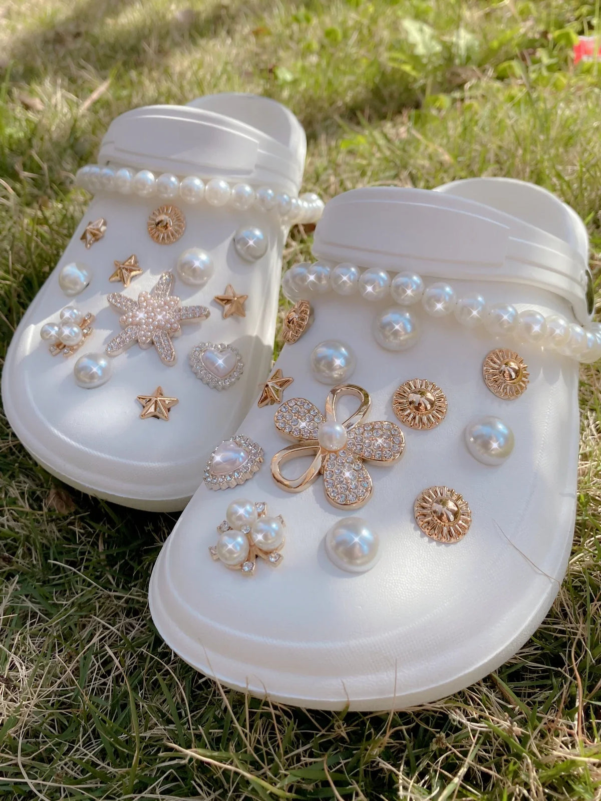 26pcs Hole Shoes Accessories, Including Detachable Star, Flower, Bear Design Shoe Charms, Suitable For Sandals & Beach Shoes & H
