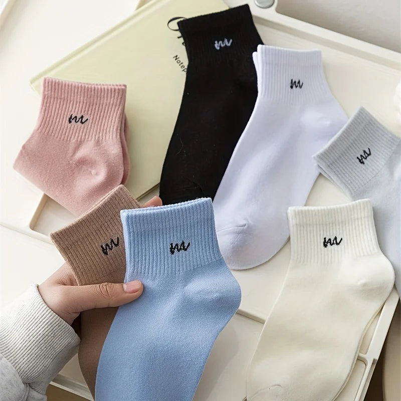 Comfortable & Breathable Letter Print Socks