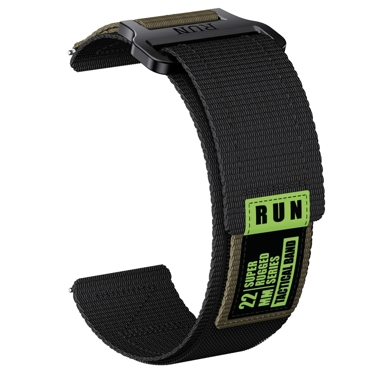 COROS PACE & APEX Nylon Hook-and-Loop Band with Woven Label