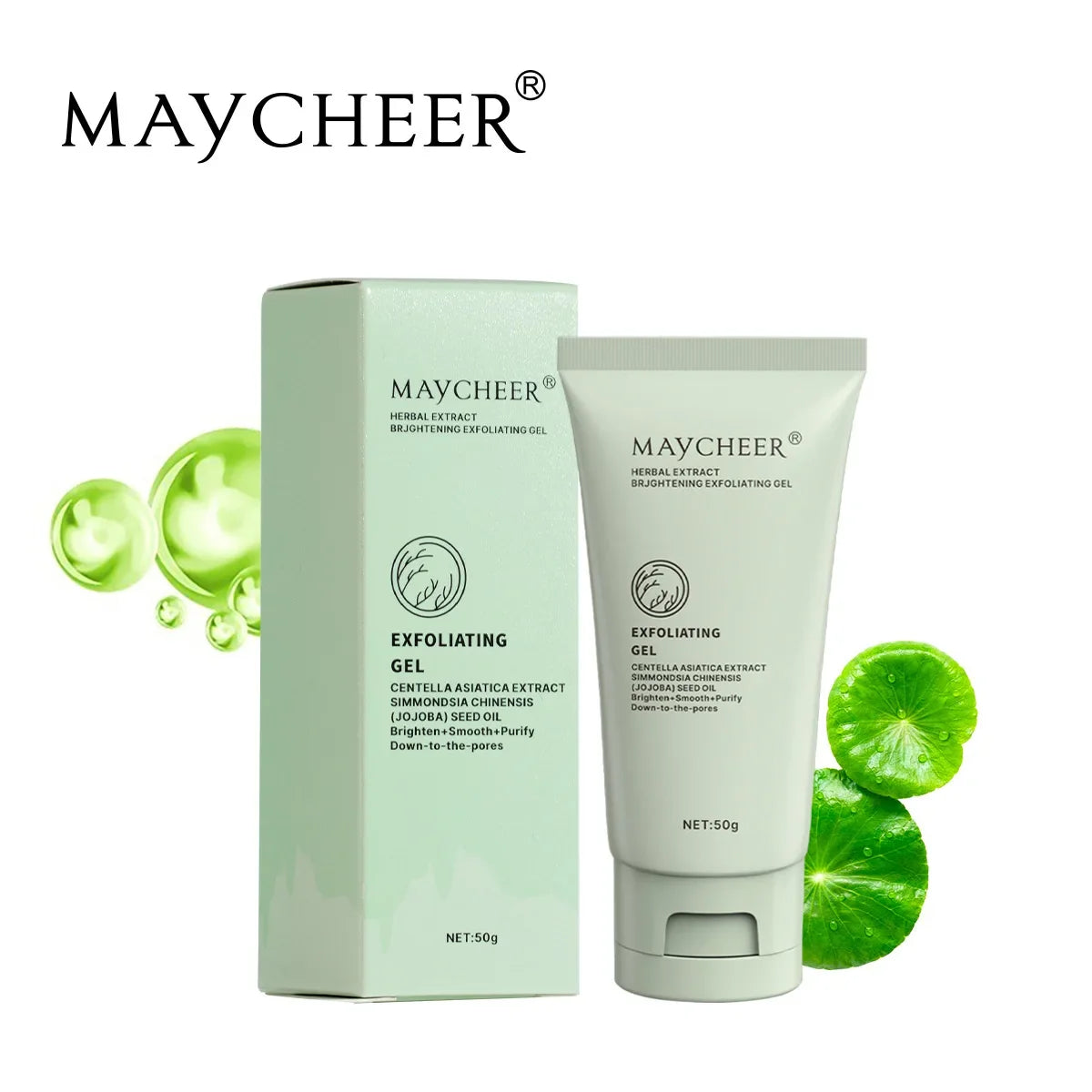 Herbaceous Exfoliating Peeling Gel Facial Scrub Moisturizing Nourishing Repair Scrubs Face Cream Beauty Skin Care