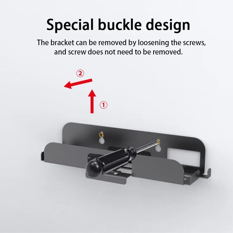 Host Stand for Switch 2 Wall Mount Host Stand for Switch 2 Game Console Host Storage Rack Hanging Wall Holder Bracket Hanging