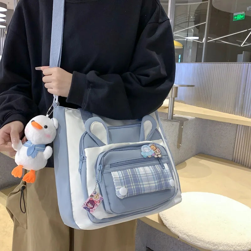 Bolso de hombro con orejas de conejo
