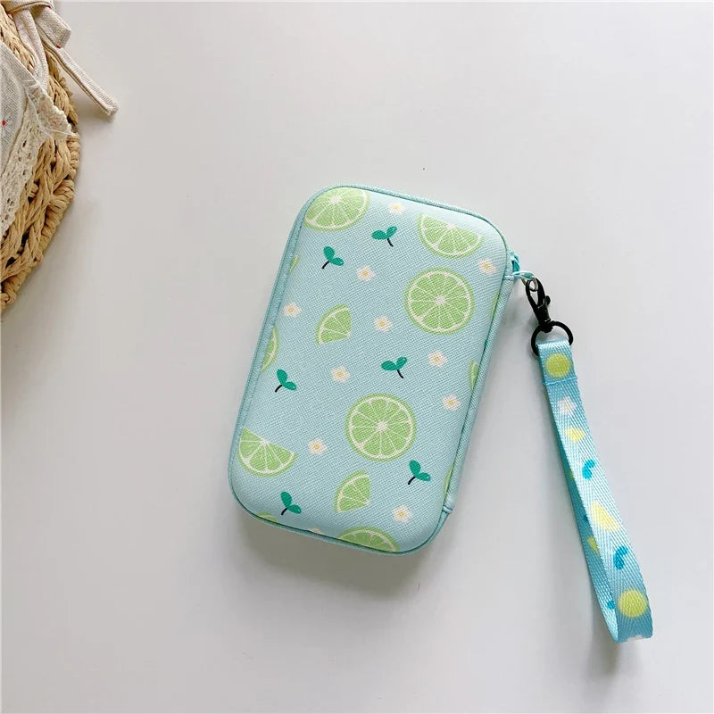 Lanyards Storage Bag Case For R36S R36H RG35XX H R36 Ultra K36 Video Game Console Handbag Pouch Protective Cover Box Accessories