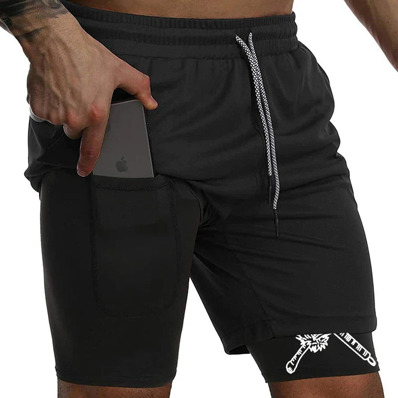 Pantalones cortos de alto rendimiento FlexiFit 2 en 1