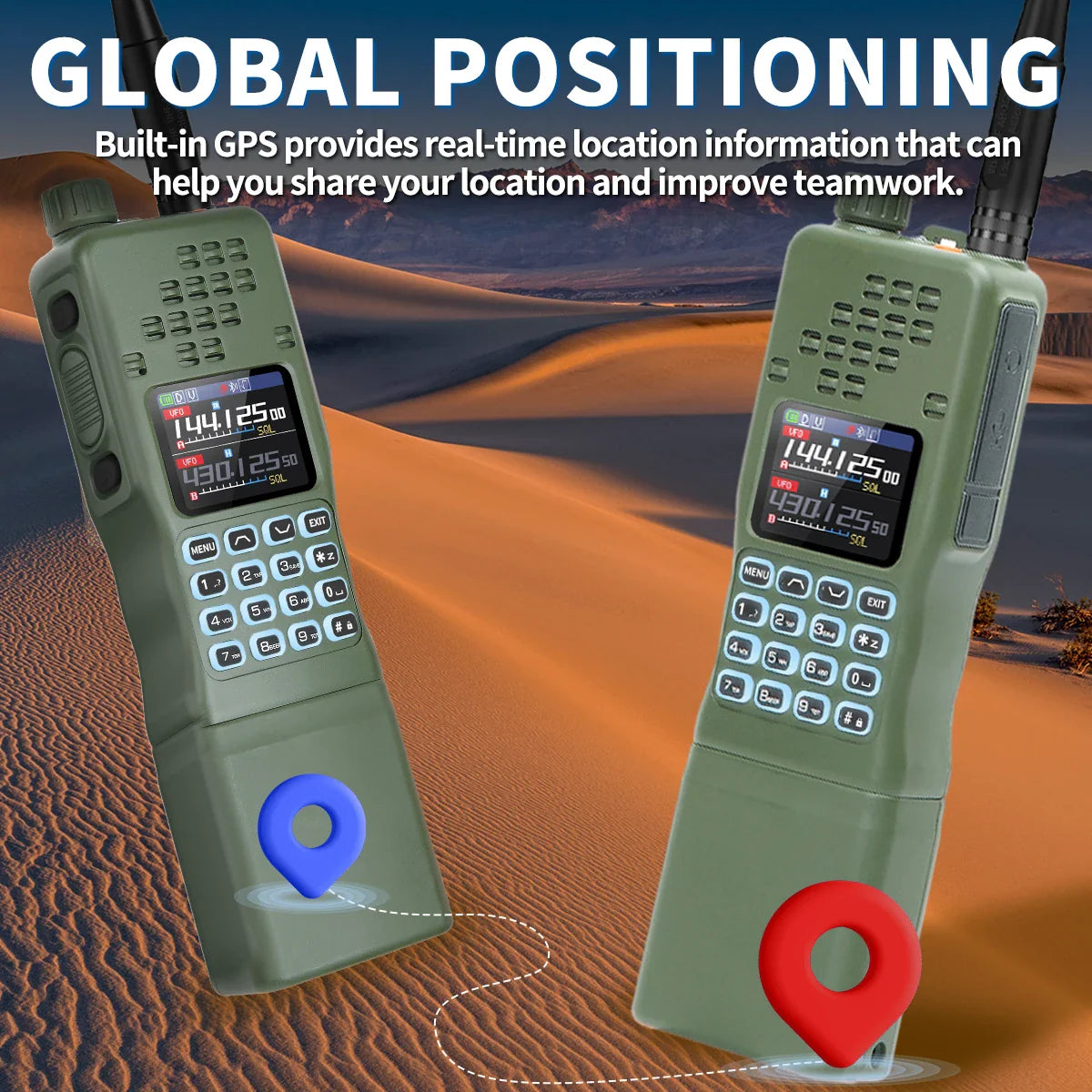 BAOFENG AR-152 PRO 10W GPS Bluetooth Programación