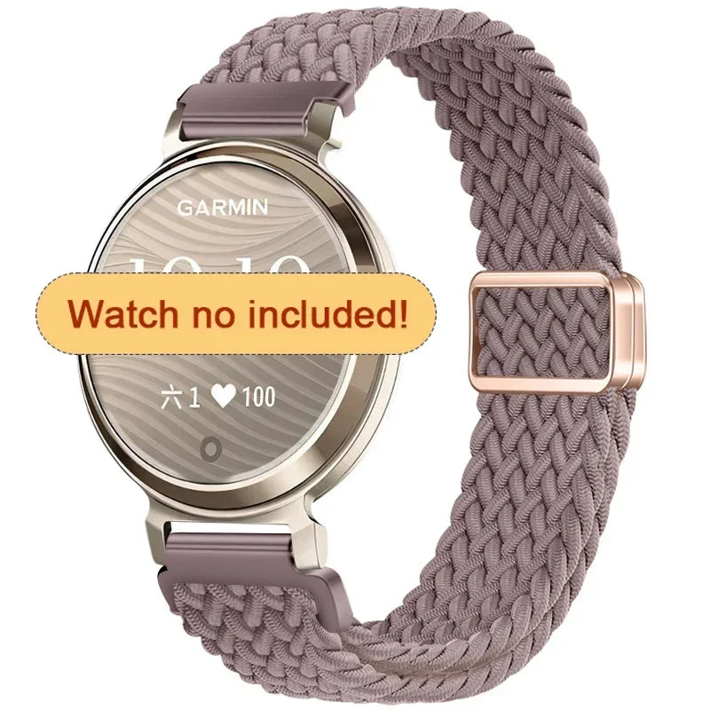 Garmin Lily 2 & 2 Active 14mm Braided Nylon Magnetic Band