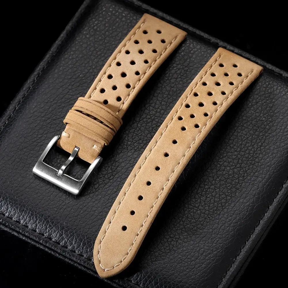 Amazfit Leather Band for Smartwatch - Vintage Calfskin Breathable Strap