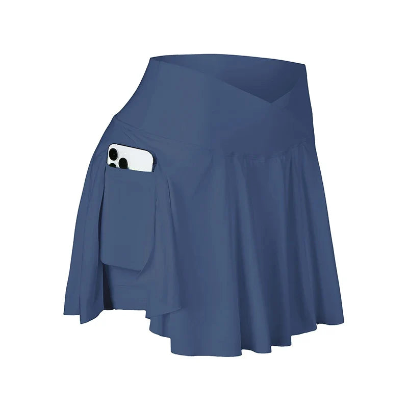 Women's 2 in 1 Tennis Skort with Pockets