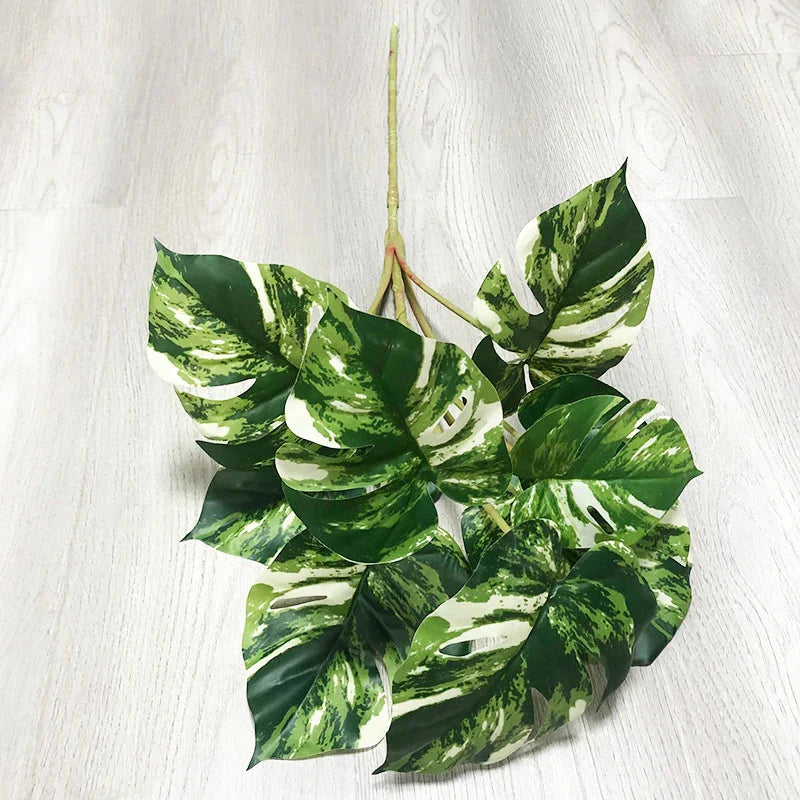 Dlight Decor 90cm Monstera Branch with Tropical Turtle Leaves