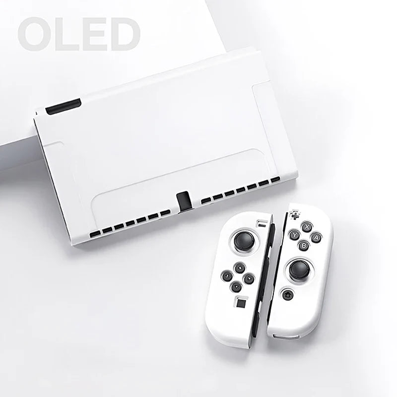 NEW Protective Case Compatible With  Switch OLED Console And Joy-Cons, Switch Can Be Inserted In Dock With Shell