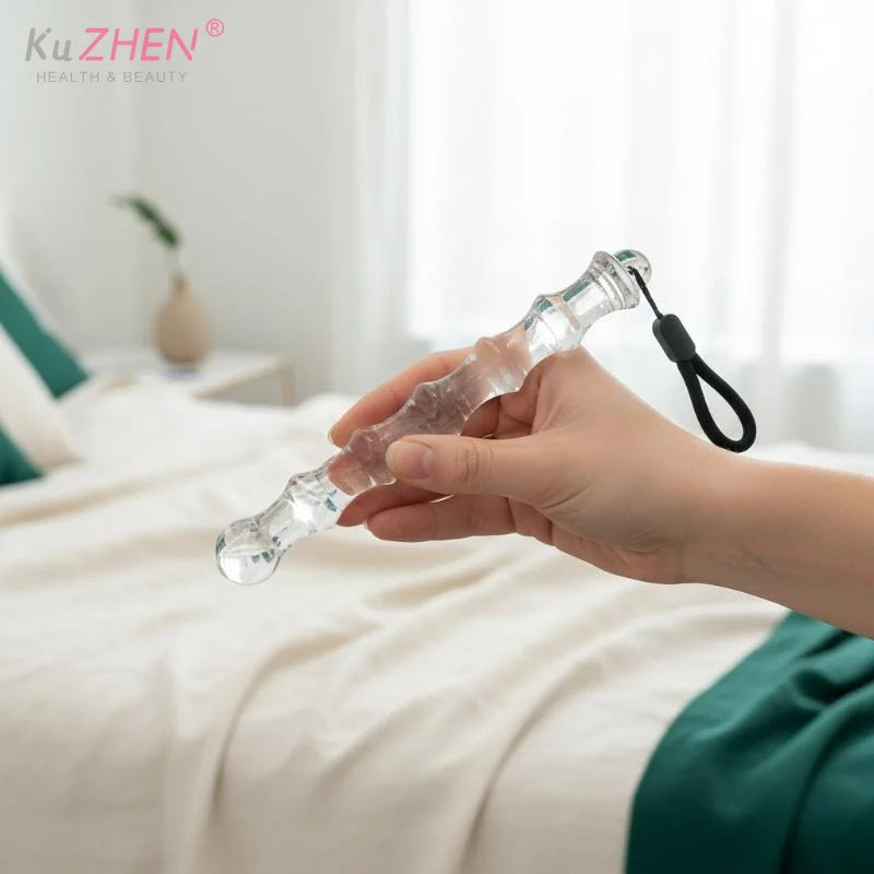 1PCS Massage Stick Smooth Thornless Meridian Acupoint Sticks Muscle Relaxation Suitable For Shoulders Neck Hips Jade Massager